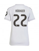 Real Madrid Antonio Rudiger #22 Domácí Dres pro Dámské 2025-26 Krátký Rukáv
